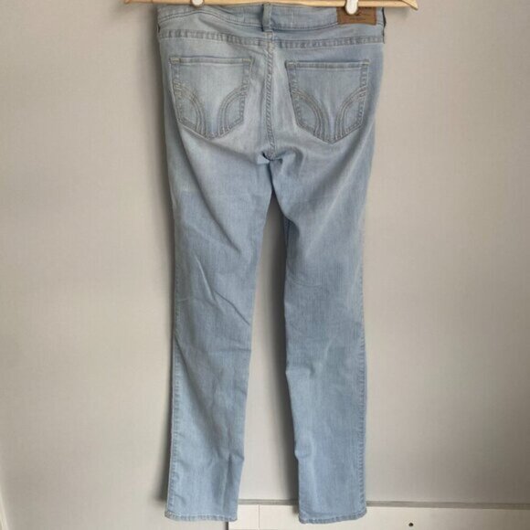 Hollister Skinny Light Wash Mid Rise Denim Jeans Size 24 - Picture 4 of 7
